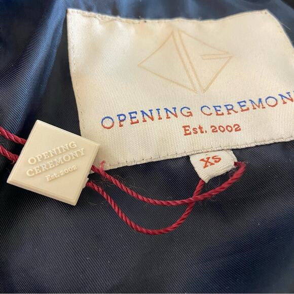 Opening Ceremony Varsity letterman’s Jacket Size XS wool/leather - Picture 10 of 11